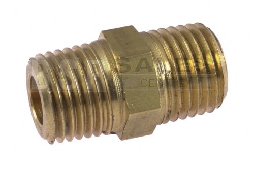 Brass Hex Male NPT/BSP Nipple Adaptor