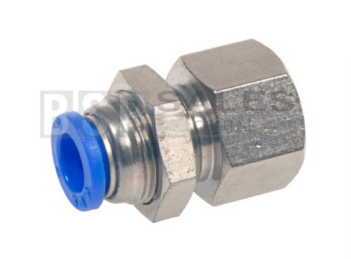 Push In Female Bulkhead Stud BSPT 4 - 12mm od